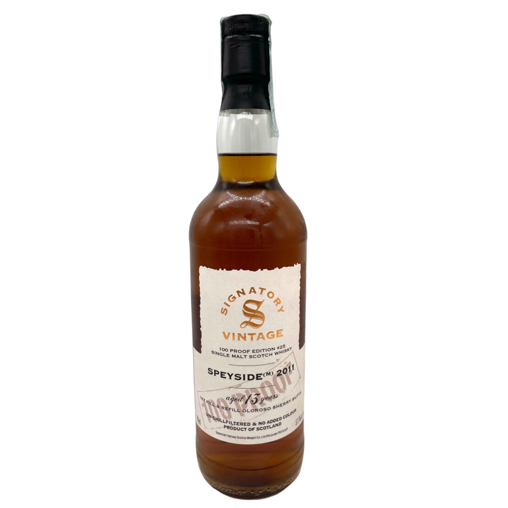 Macallan Signatory Vintage Speyside 2011 13yo 100 Proof Edition #25