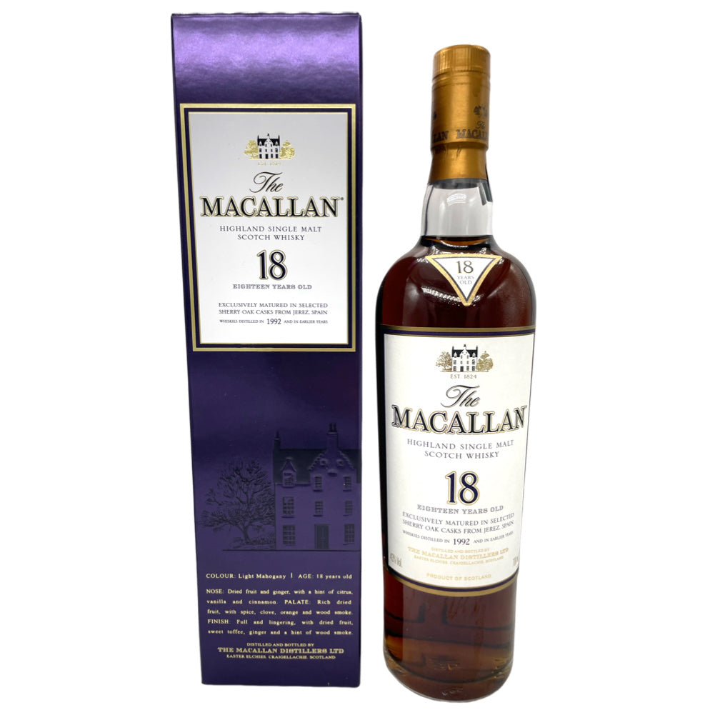 Macallan 18yo 1992