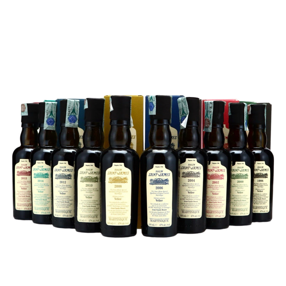 Saint James 25th Anniversary Collection 1998-2015 10cl x 10 bottles