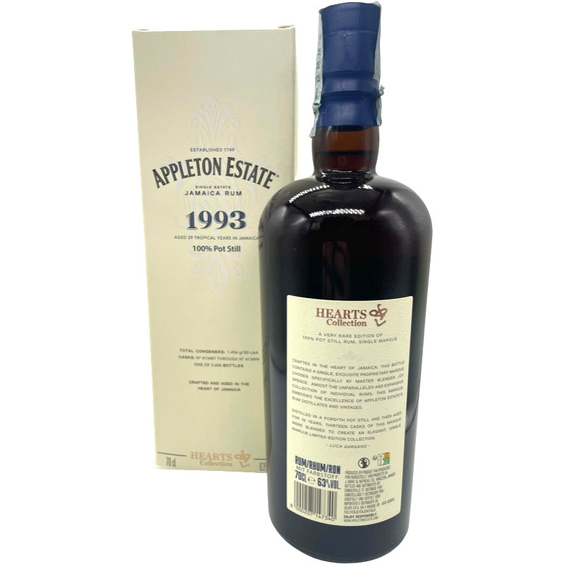 Appleton Estate 1993 Hearts Collection 29 years old
