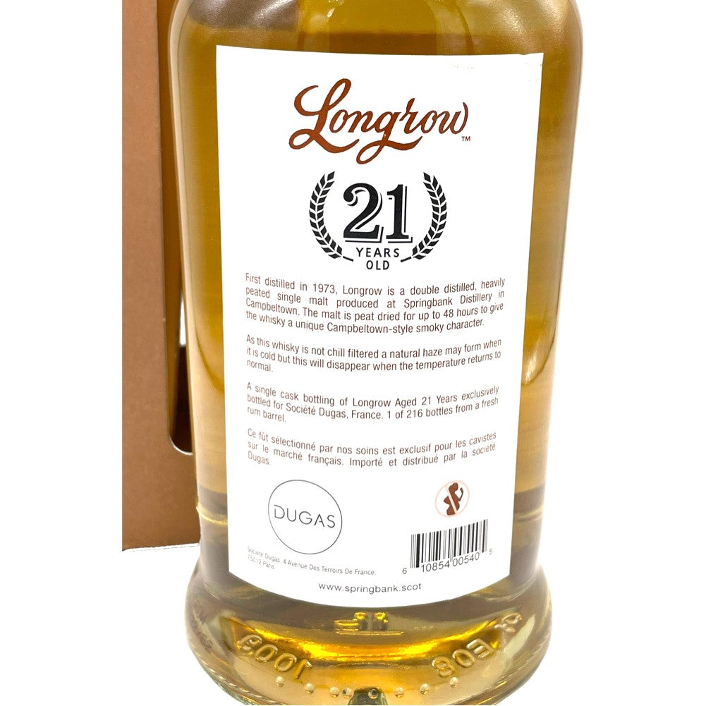 Longrow 21 yo DUGAS France Market