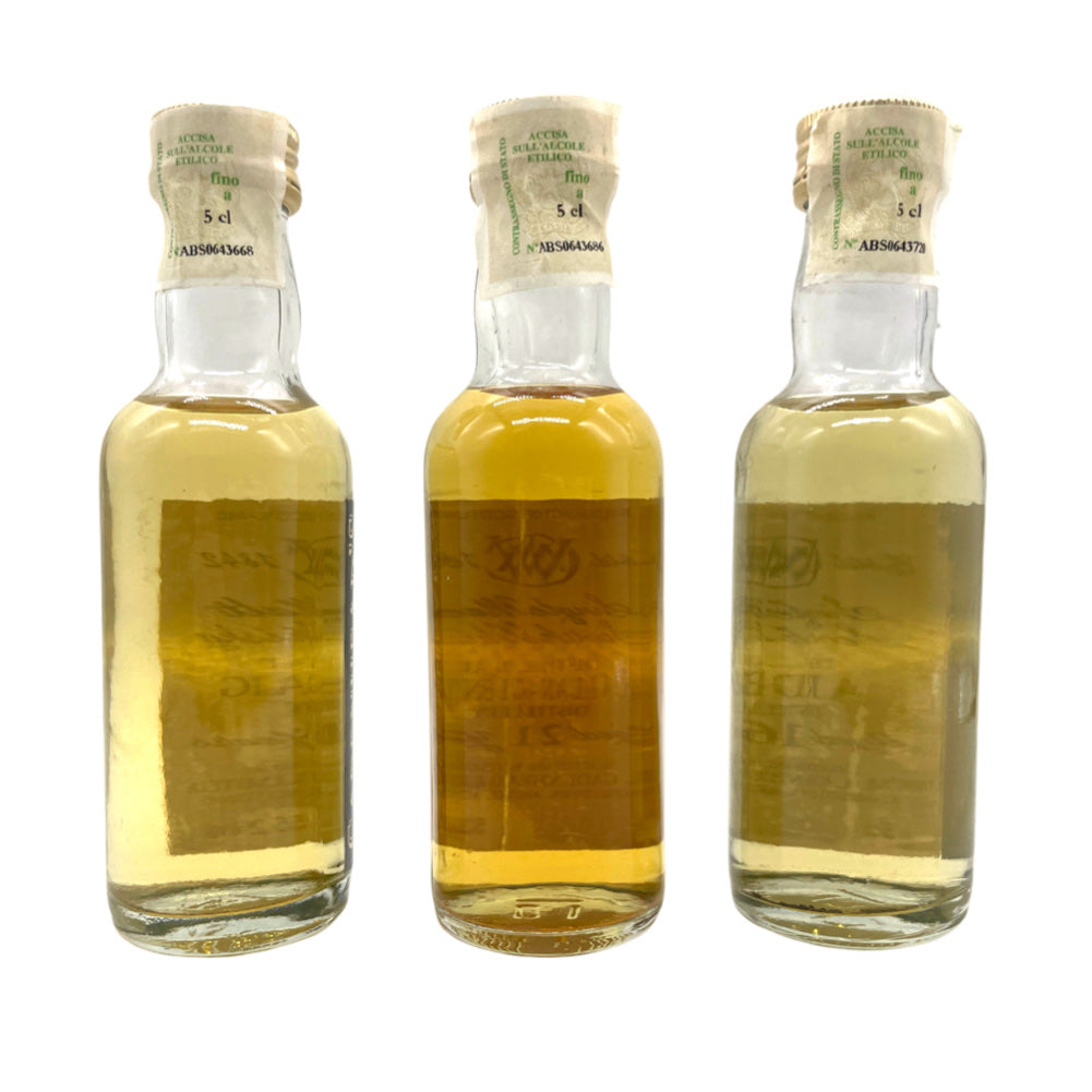 Cadenhead’s Macallan 21yo Ardbeg 16yo Laphroaig 16yo 3x5cl