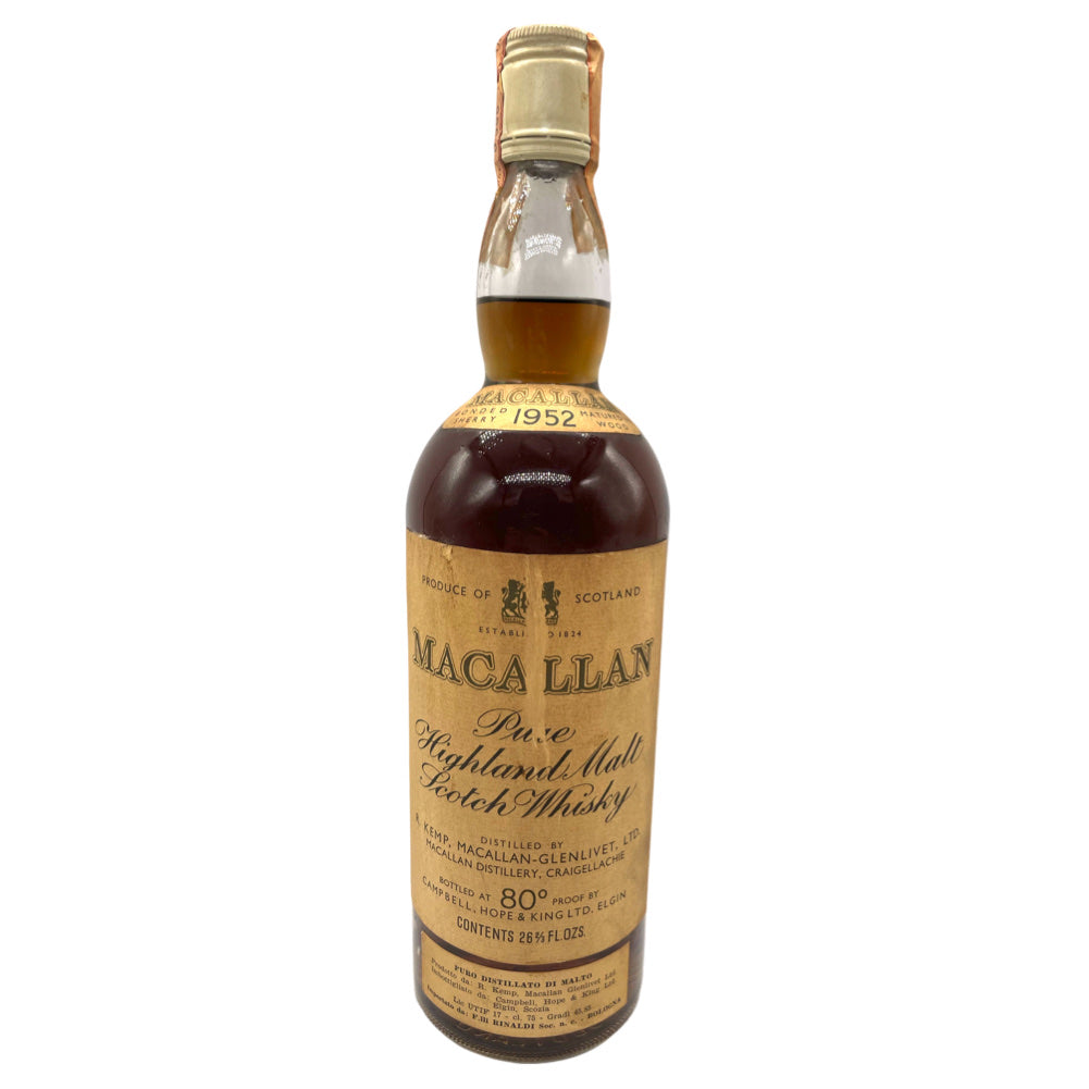 Macallan 1952 15yo RINALDI Import