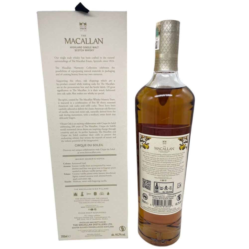 Macallan Harmony Vibrant Oak 200th Anniversary