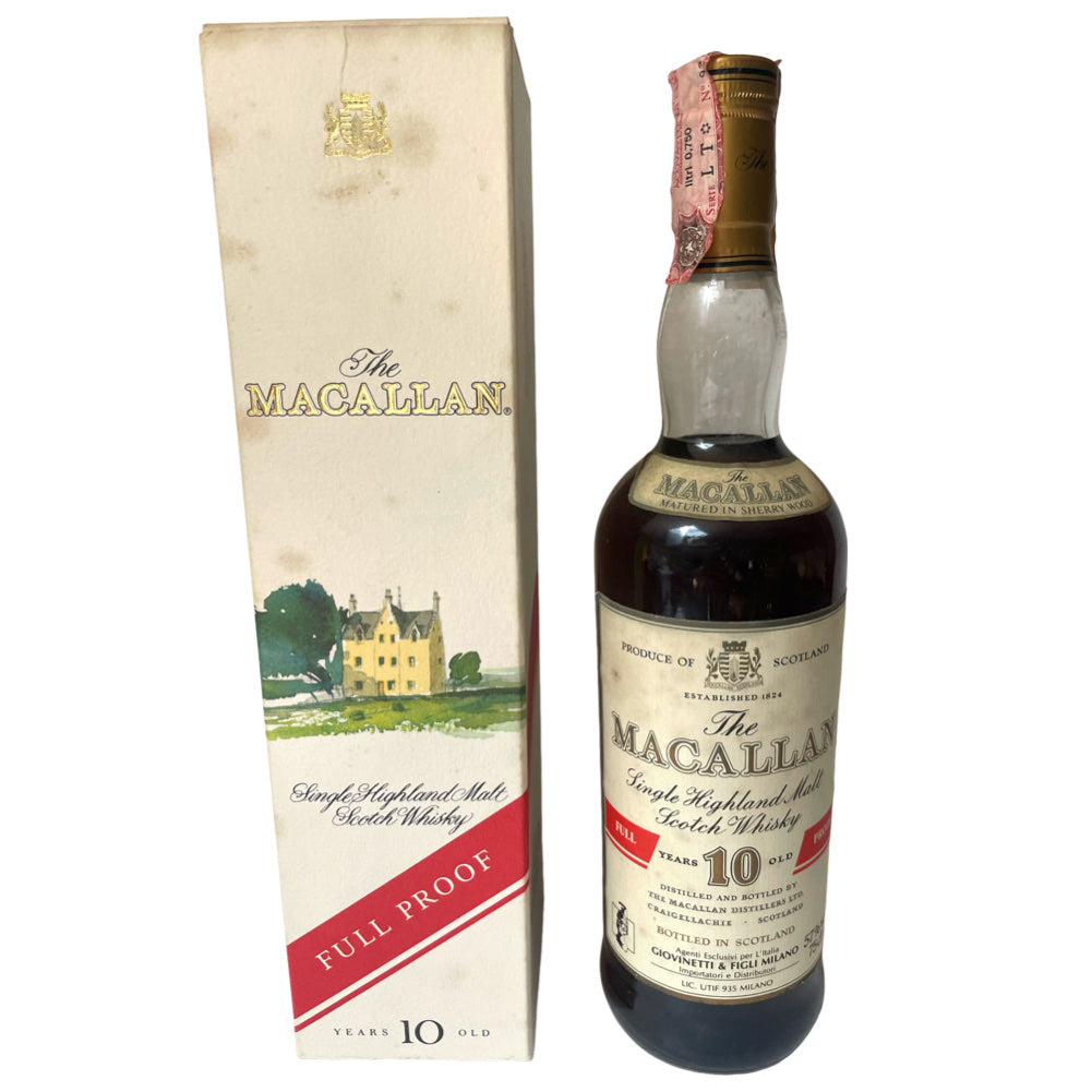 Macallan 10yo Full Proof 1980’s