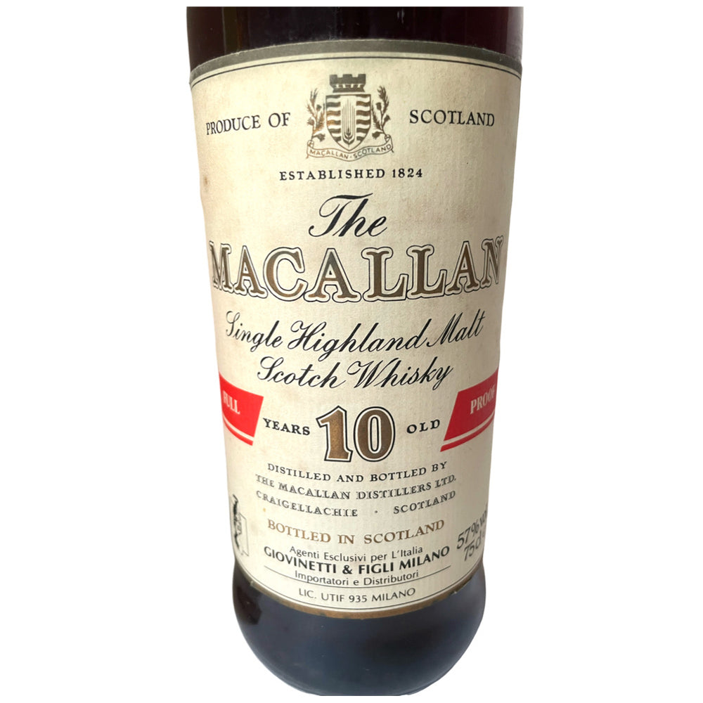 Macallan 10yo Full Proof 1980’s
