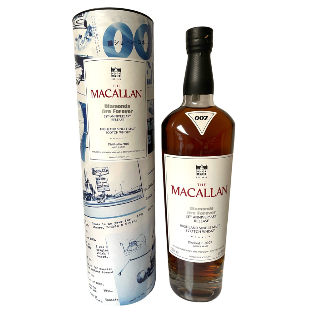 Macallan 2007 18yo Diamonds Are Forever 55th James Bond