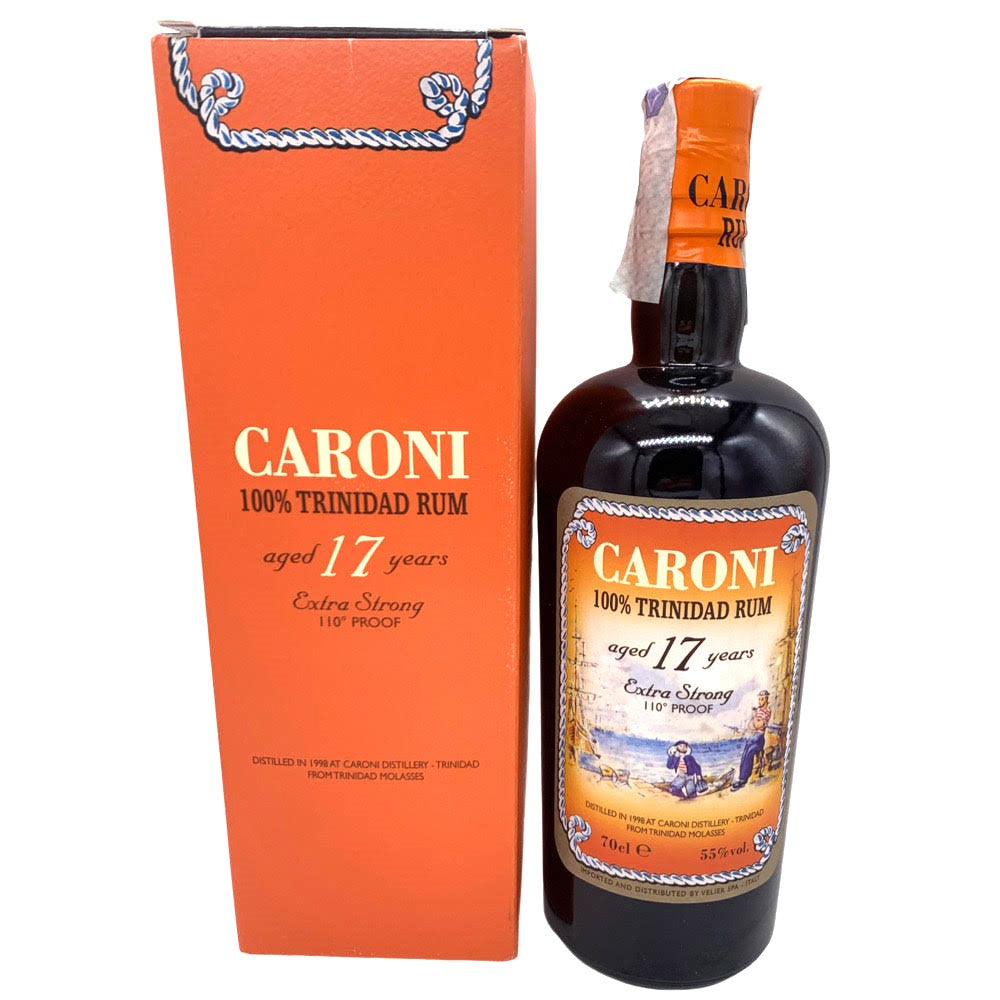 Caroni 1998 17 yo Trinidad Rum Extra Strong 110° Proof