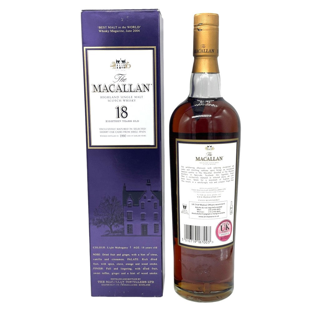 The Macallan 18 yo 1990