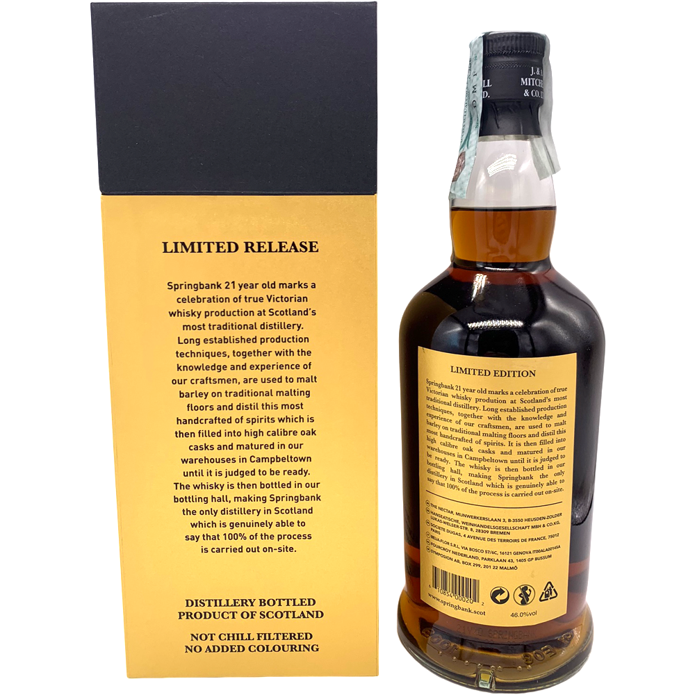 Springbank 21 yo